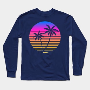 Vintage Sunset View Long Sleeve T-Shirt